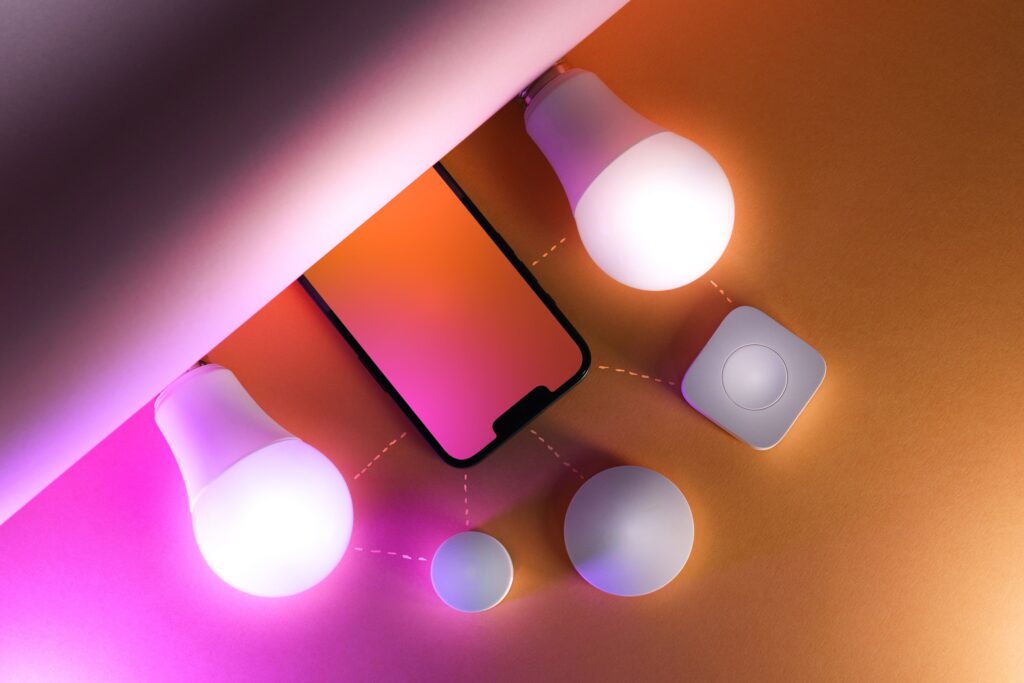 LED smart bulbs compared to incandescent lighting